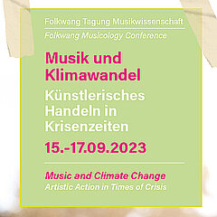 Tagung Musik und Klimawandel