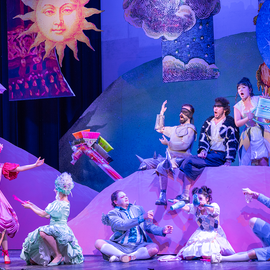 Szene aus der Henze-Oper in Montepulciano mit Bass-Bariton Kihyun Lee (rechts) |  Foto: Tom Sauer Berlin