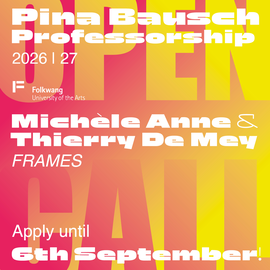 Open Call Pina Bausch Professur web de mey