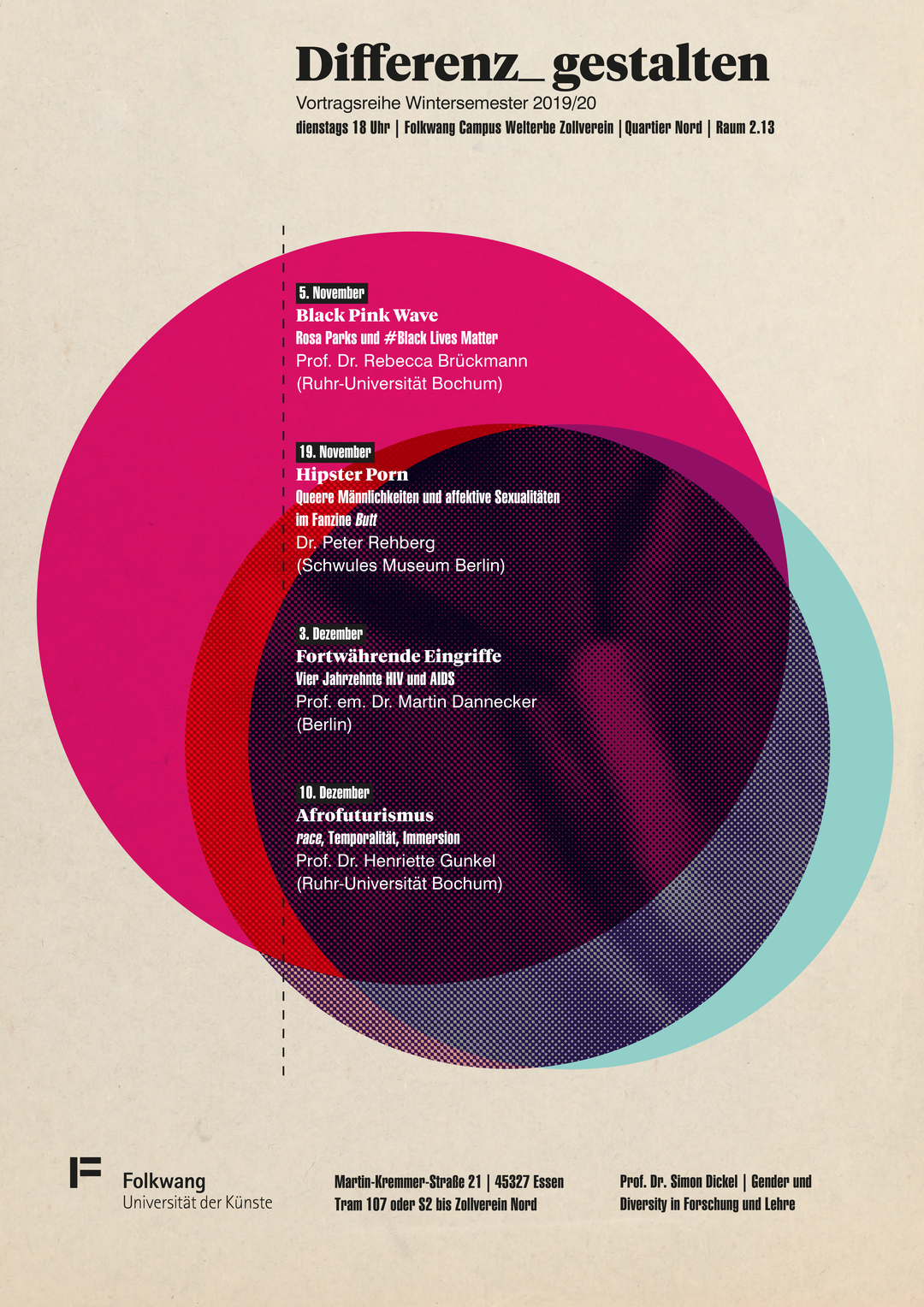 Plakat Differenz Gestalten WiSe 2019/20